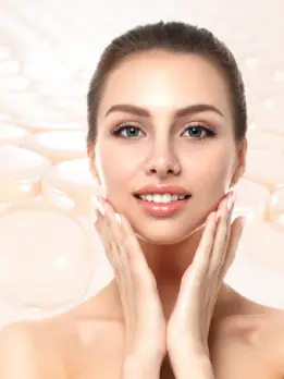 The treatment increases the amount of collagen, which reduces wrinkles and improves skin softness.