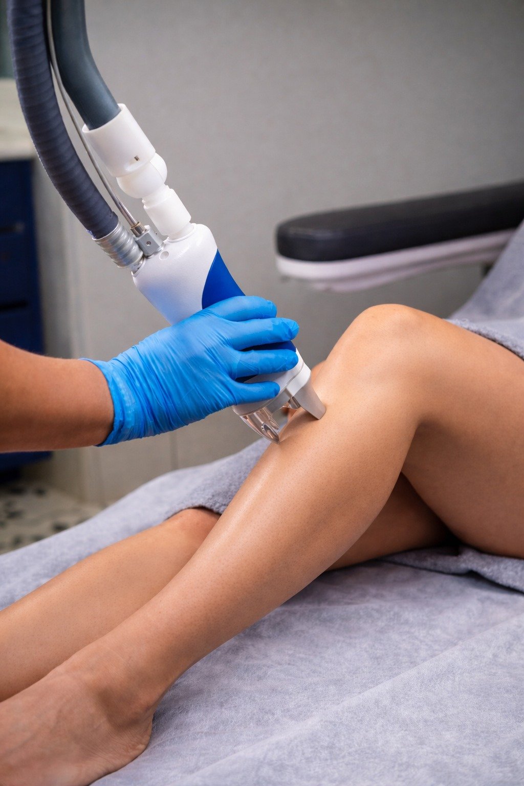 Leg hair removal treatment