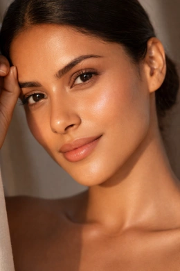 Brighter skin finish after tanned skin treatment