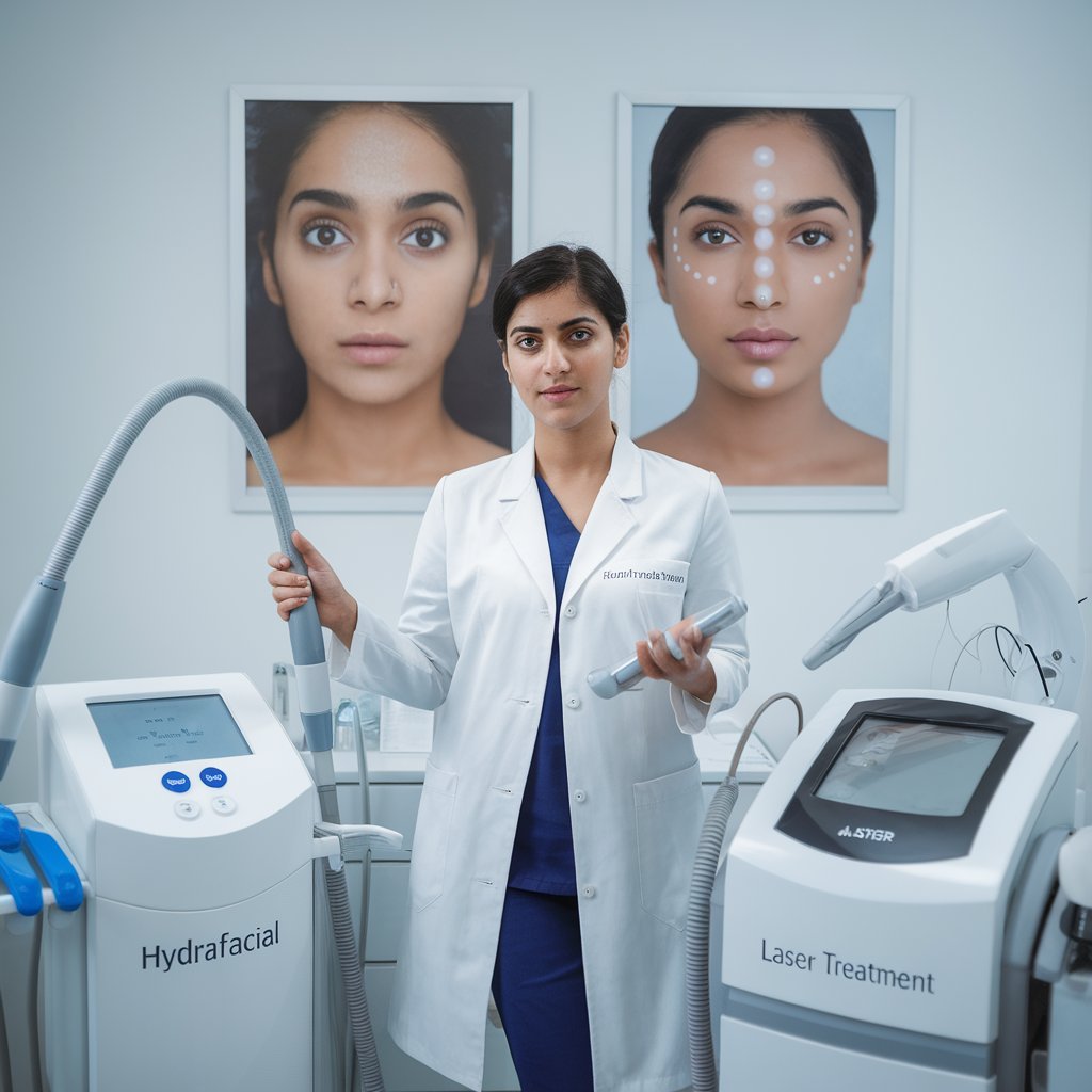 hydrafacial vs laser toning