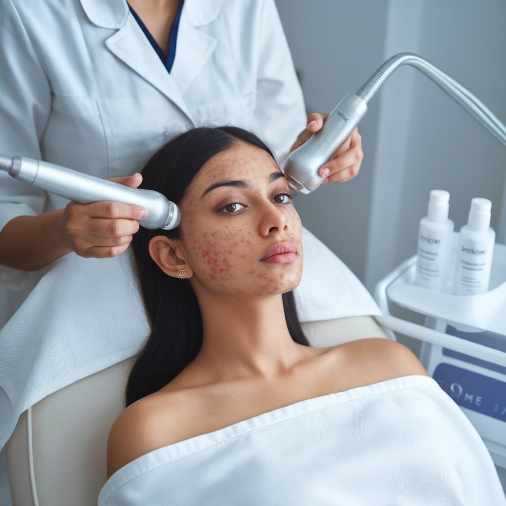 can hydrafacial remove acne scars