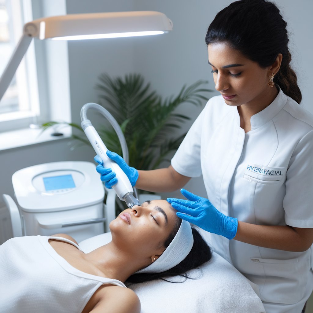 when to dermaplane with hydrafacial