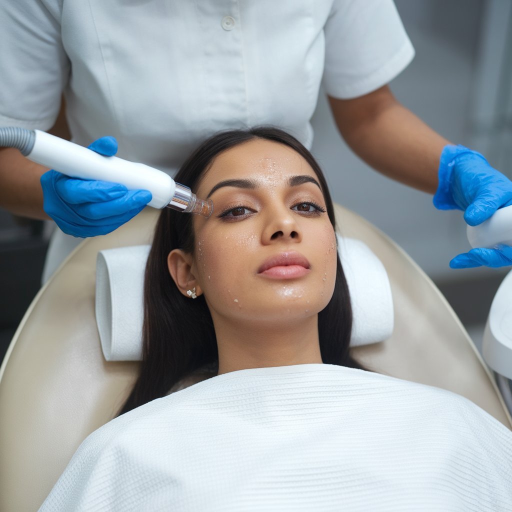 microneedling vs hydrafacial for acne