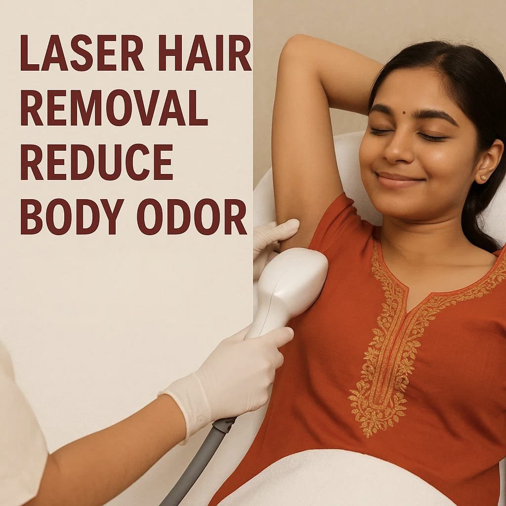 Does laser hair removal reduce odor