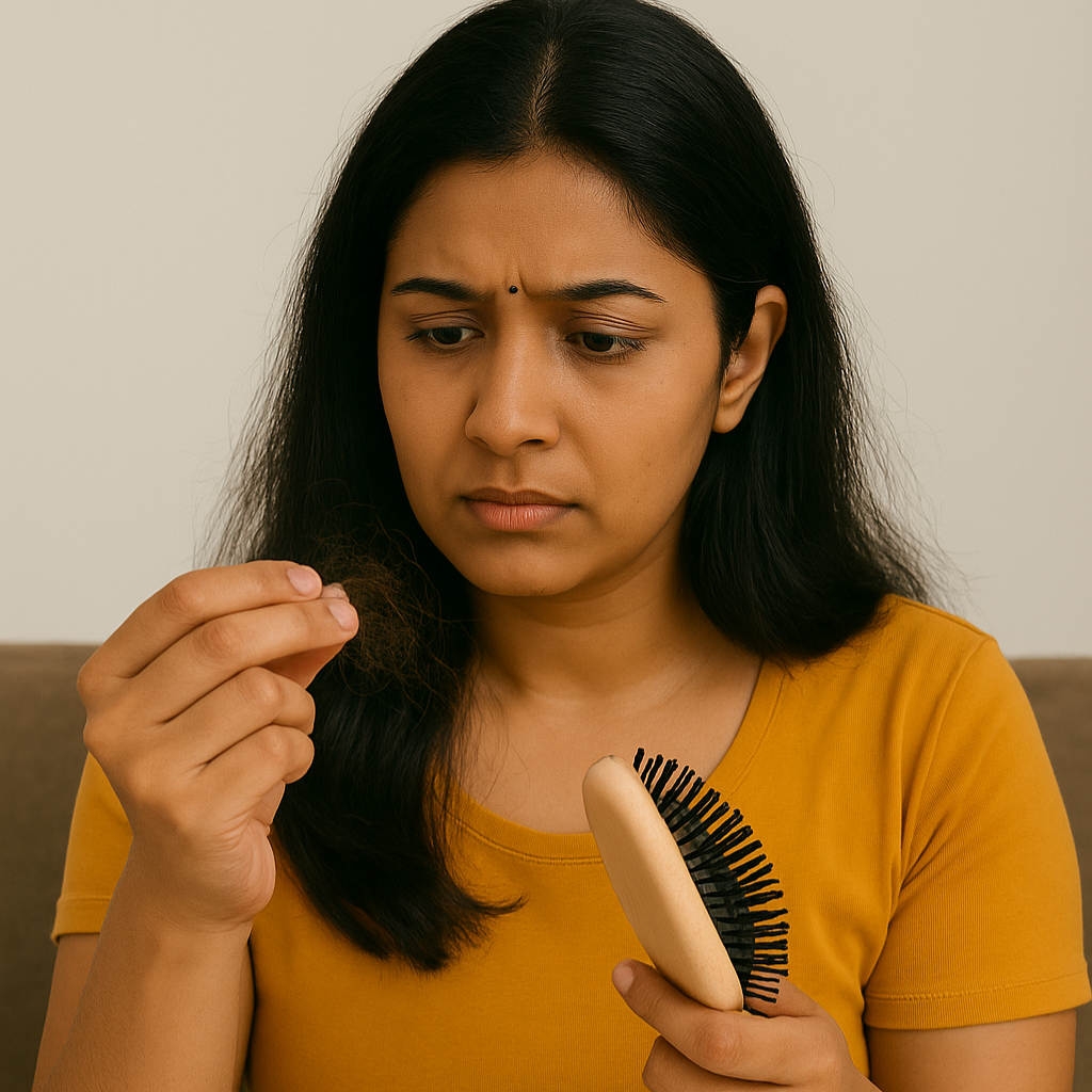 what causes sudden excessive hair loss in females