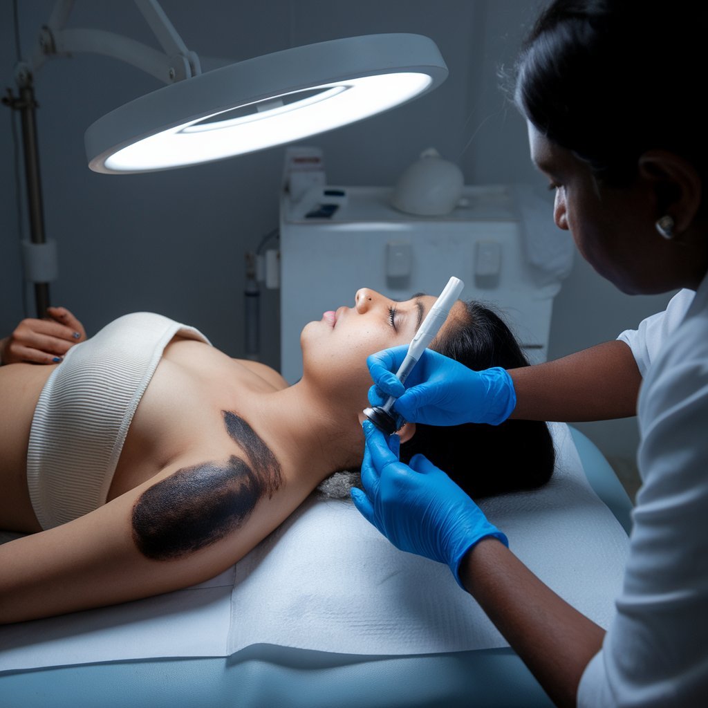 Why has my birthmark gone darker