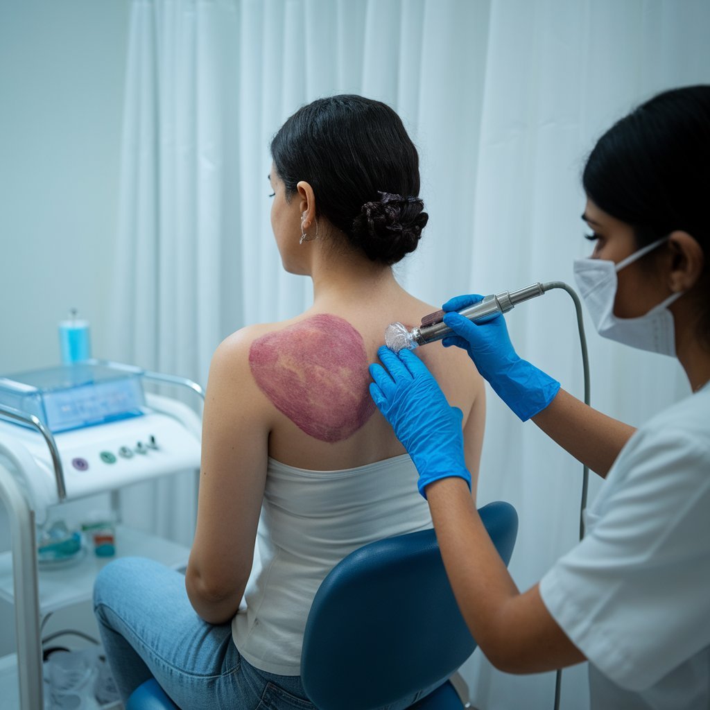 cryotherapy results for birthmarks