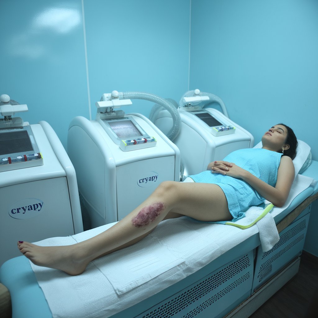 which birthmarks respond to cryotherapy