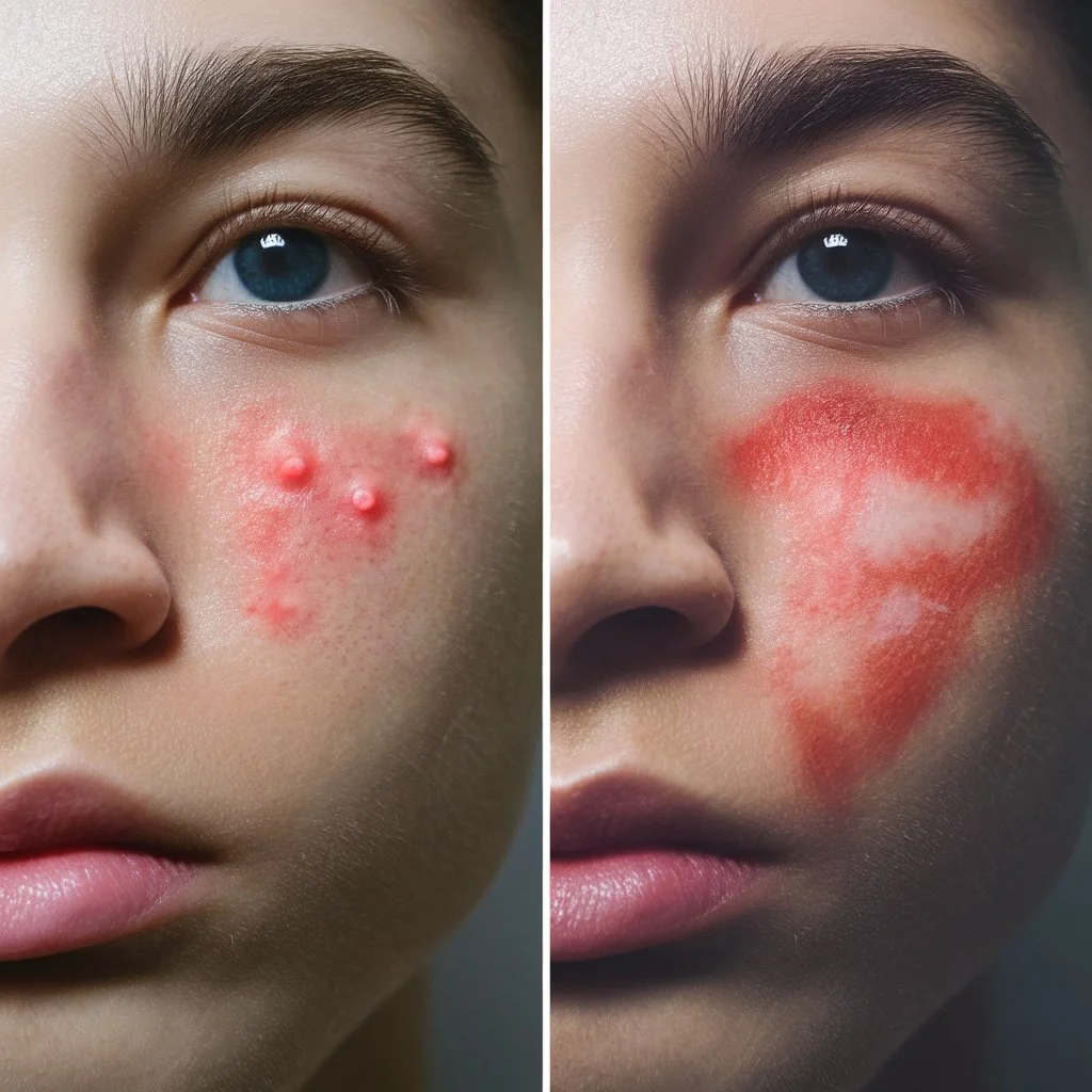 difference between acne scars and pimple marks