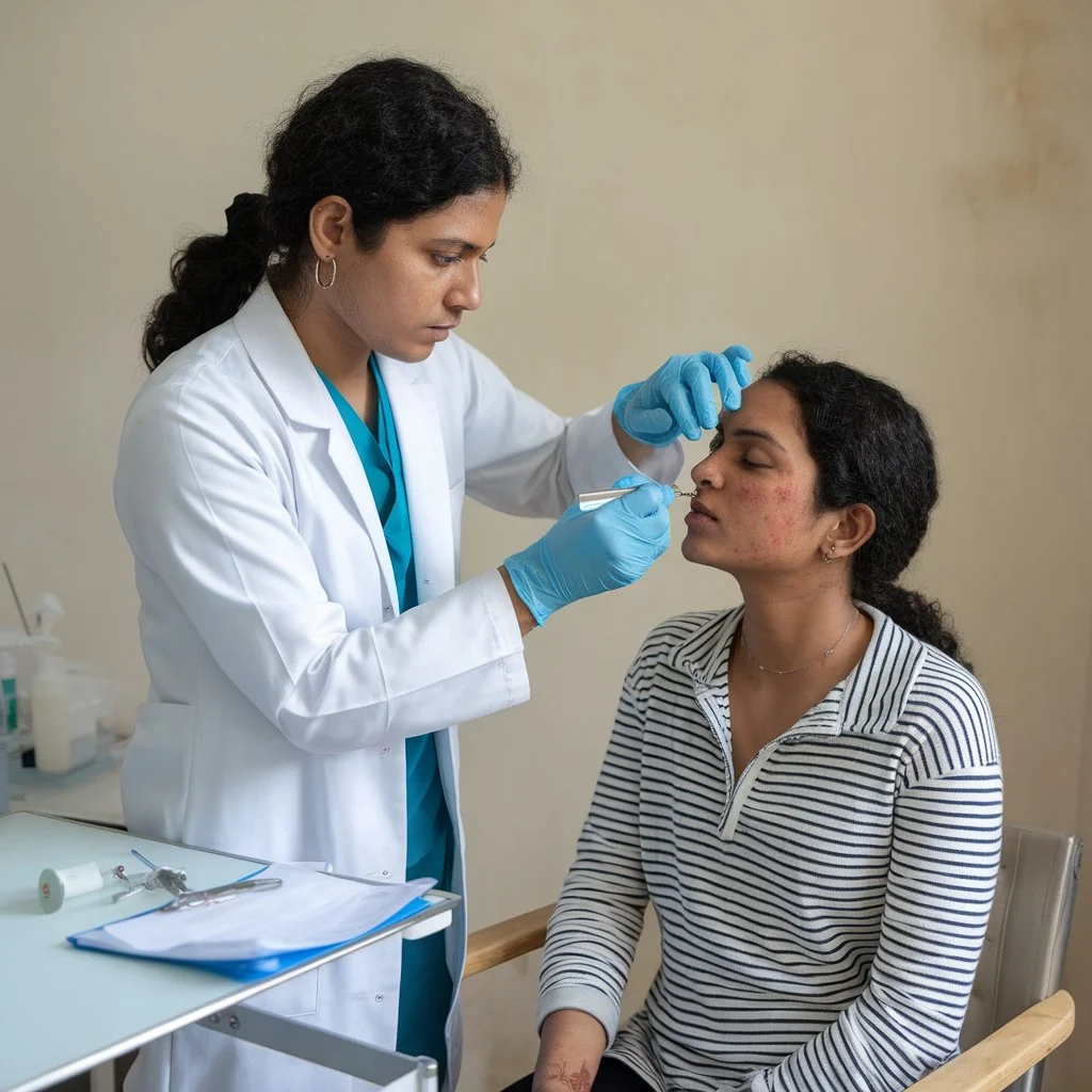 how to stop a pimple from bleeding